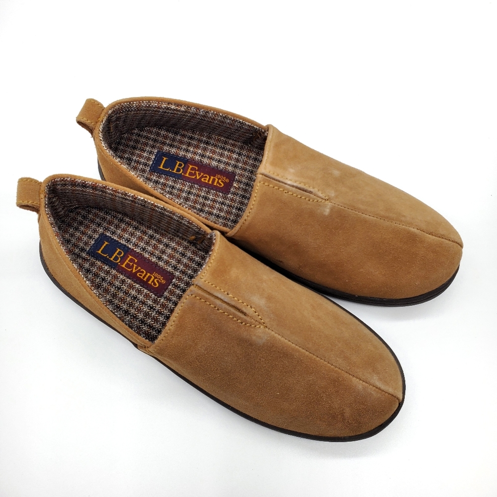 L.b evans everett suede Men loafers
